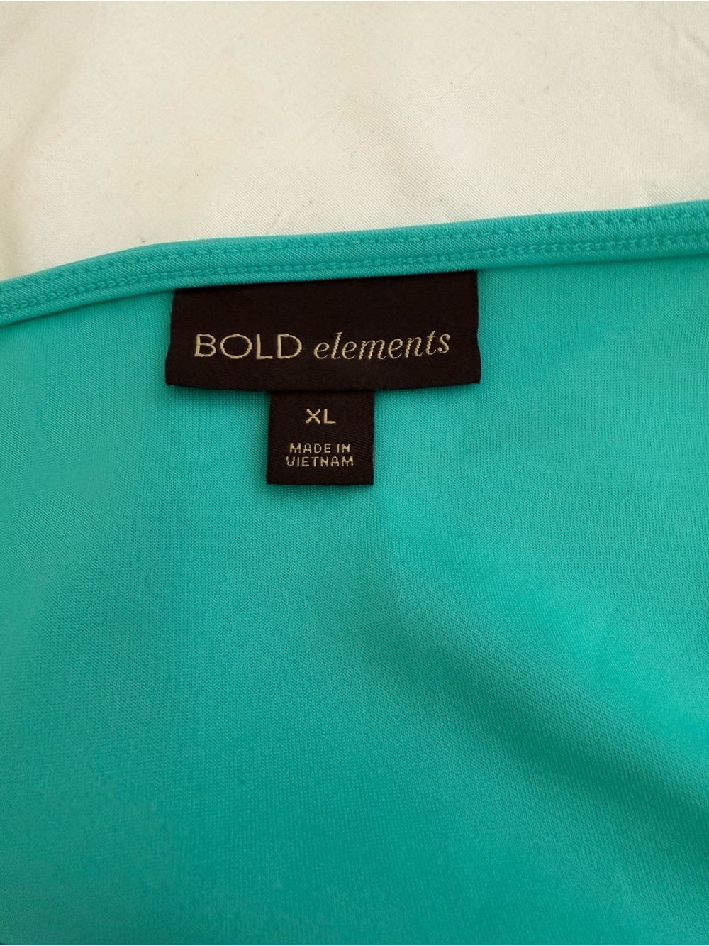 BOLD elements Teal Shell Top - Picture 6 of 6